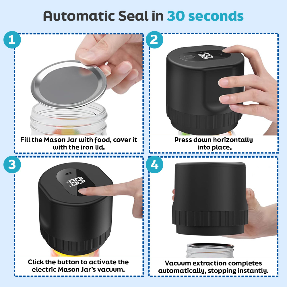 Mason Jar Vacuum Kit