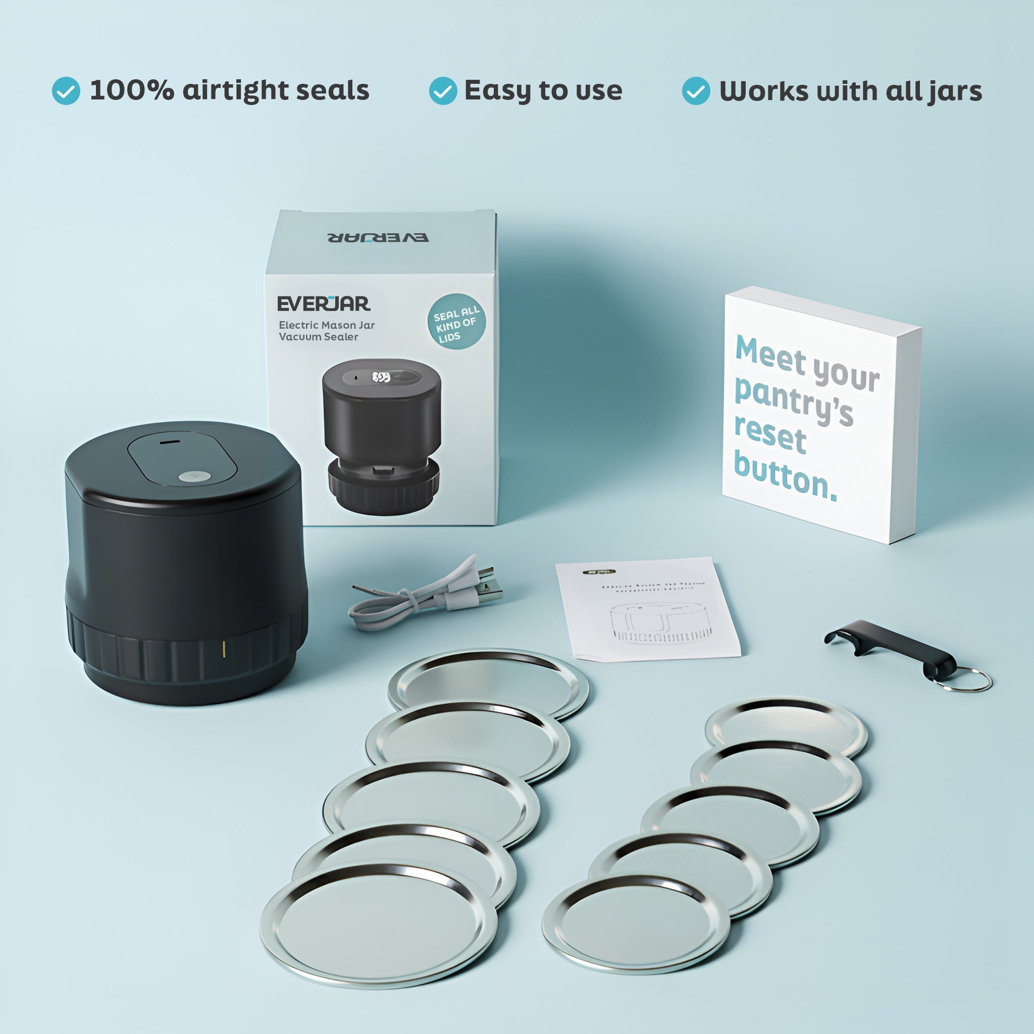 Mason Jar Vacuum Kit